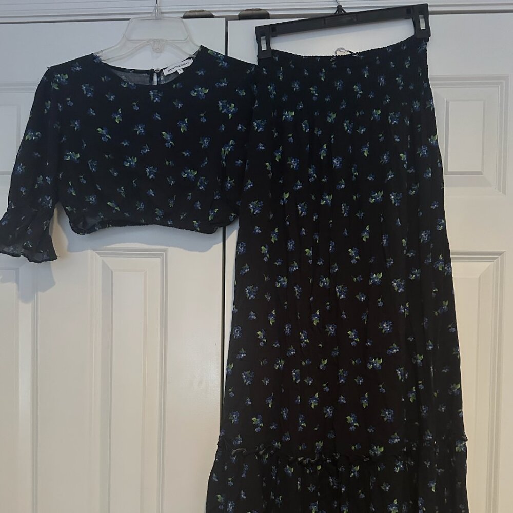 We Wore What Blouse & Skirt
